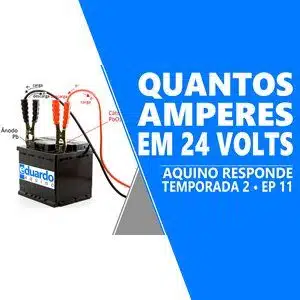 Bateria em 24 volts, Quantos Amperes para Carregar - T8 • #278