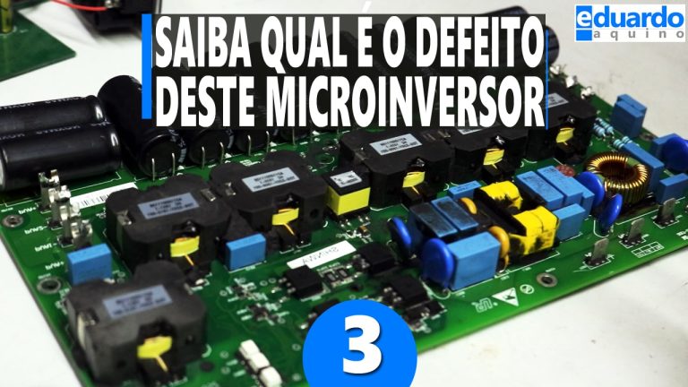 Microinversor MI-1200, Veja Detalhes da Placa e o Defeito