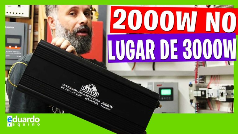 Troquei MEU Inversor de 3000W Por Um de 2000W