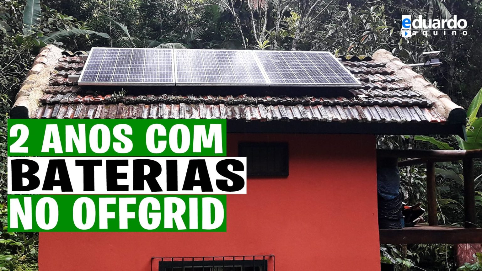 2 ANOS com ENERGIA SOLAR OFFGRID na PRAIA