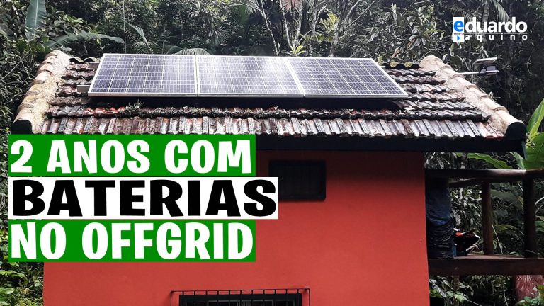 2 ANOS com ENERGIA SOLAR OFFGRID na PRAIA