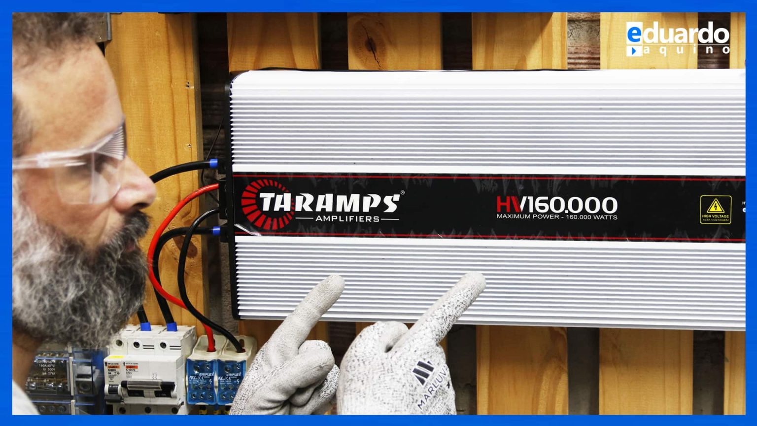 TARAMPS HV 160 como INVERSOR OFFGRID, Consumo, Forma de Onda e Harmônicos