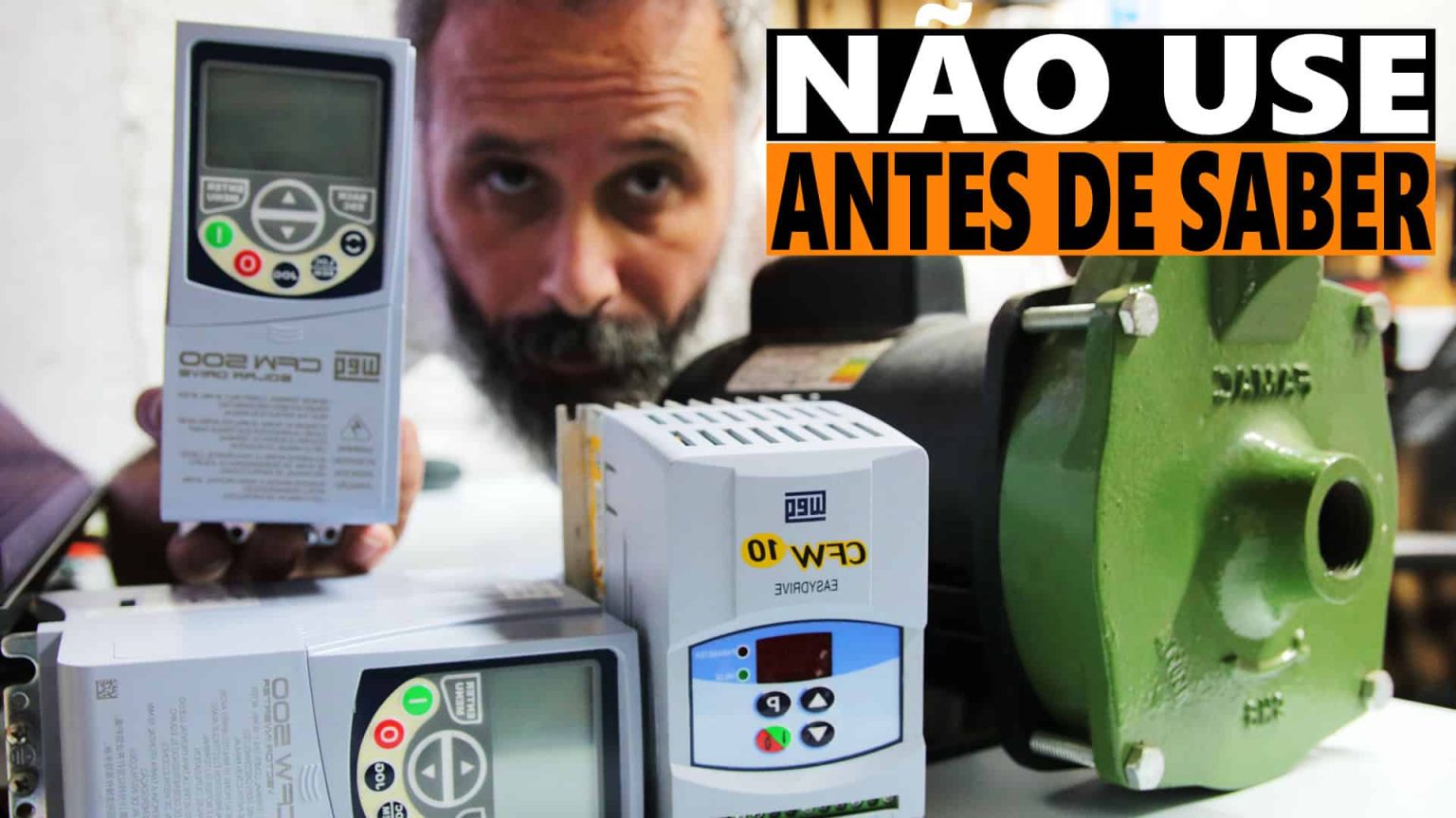 NÃO Use INVERSOR de FREQUÊNCIA na Placa Solar sem Ver esta Aula