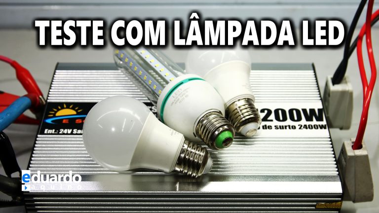 INVERSOR eSolar 1200W, SERÁ que Passou no TESTE da LÂMPADA LED