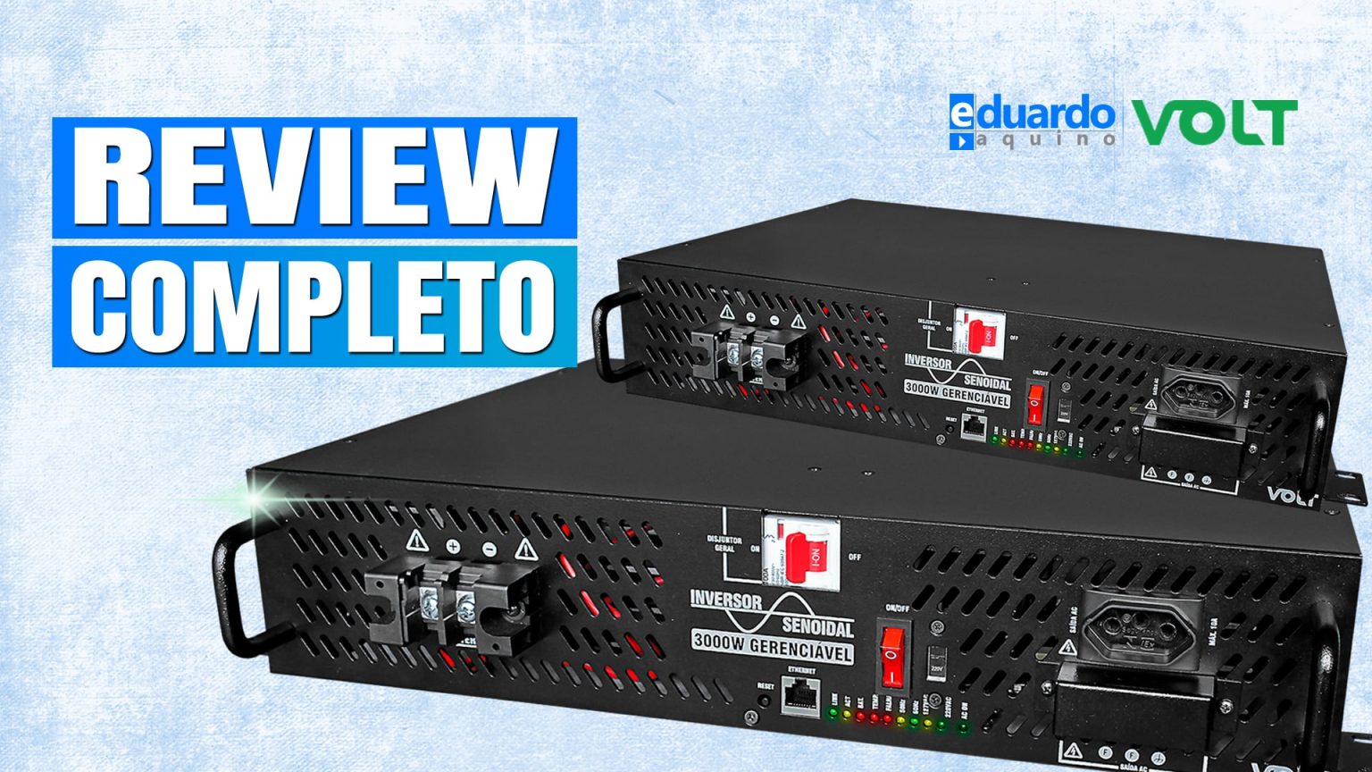 INVERSOR OffGrid 3000W VOLT 127V/220V Gerenciável