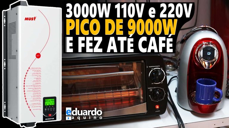 9000W Pico Inversor MUST 3000W 110V e 220V
