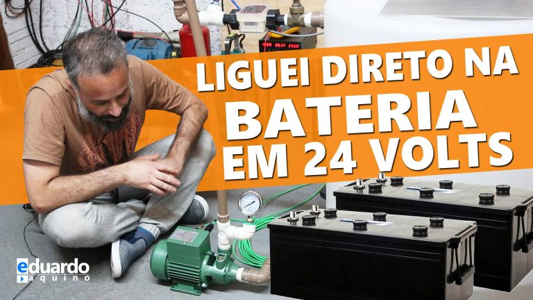 BOMBA Solar Na BATERIA de Caminhão e MPPT no Meu OffGrid