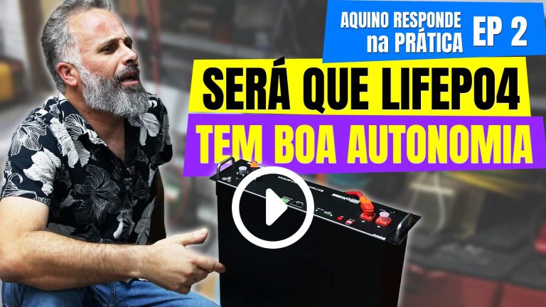 QUANTO dura BATERIA LifePO4 na Energia Solar Off Grid - Site