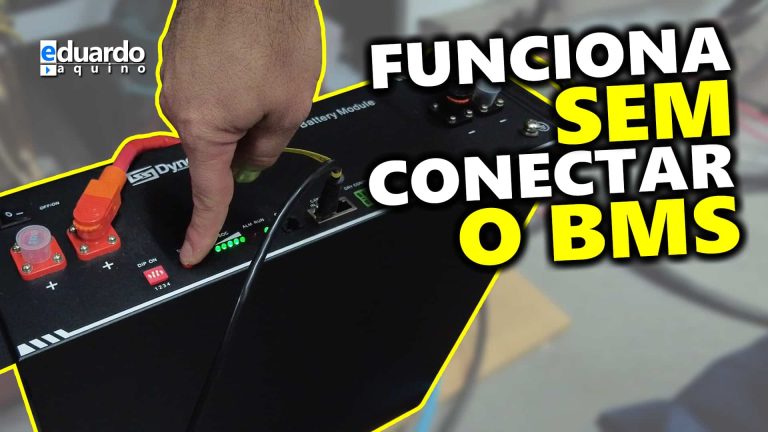 Esta BATERIA de Lítio LifePO4 funciona sem CONECTAR BMS