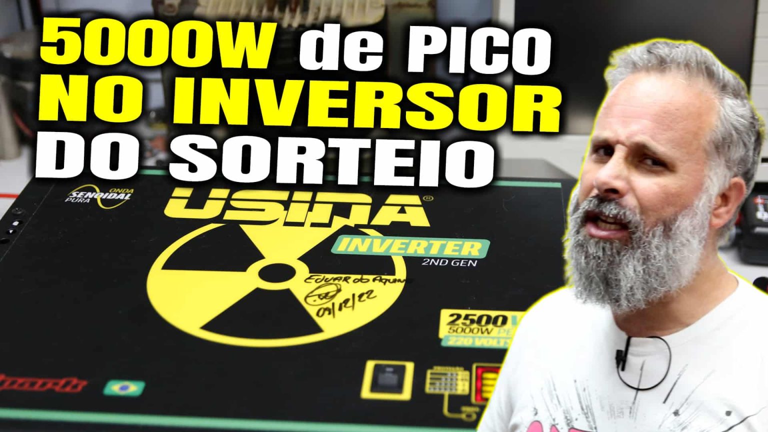 5000W Pico no INVERSOR Usina de 2500W Eduardo Aquino