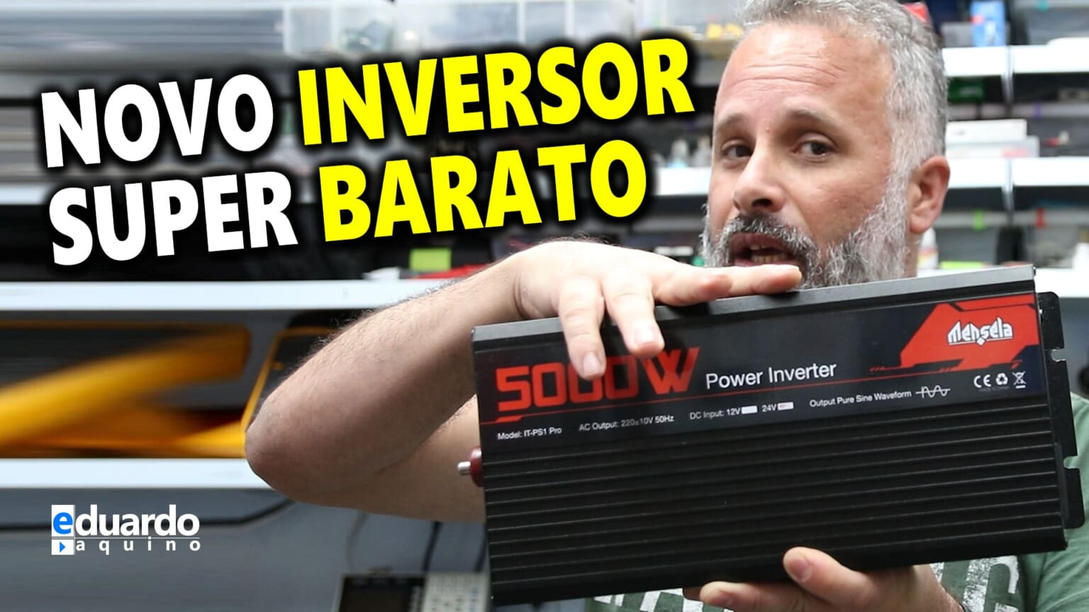 NOVO Inversor MENSELA 5000W Pico OffGrid AGUENTOU o TESTE de FOGO - Blog Eduardo Aquino