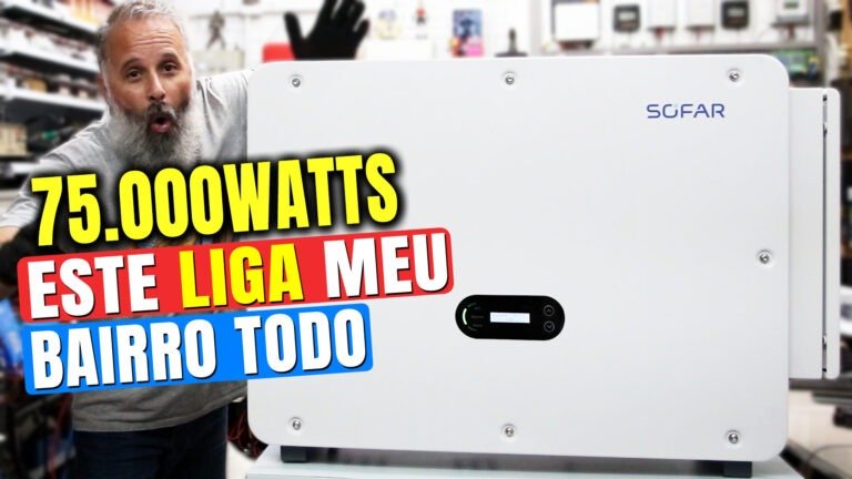 Inversor SOFAR 75.000W Trifásico 8 MPPT Review COMPLETO Por Dentro - SOFAR 75KTLX-G4-LV
