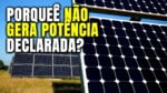 Por que Placa Solar gera Menos do que a Potência Nominal