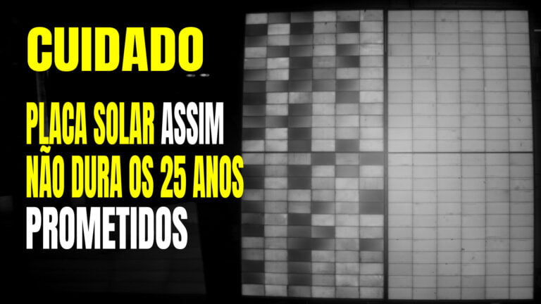 Teste Eletroluminescência PV: Placa Solar não dura 25 anos assim