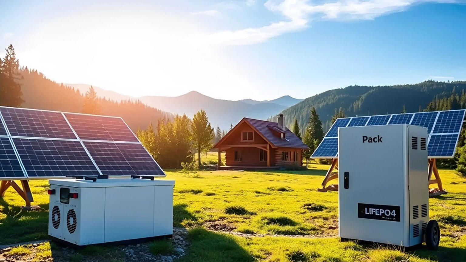Pack LifePO4 16S em Híbrido OffGrid 24V - Eduardo Aquino