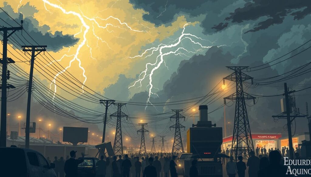 causas do apagão de energia