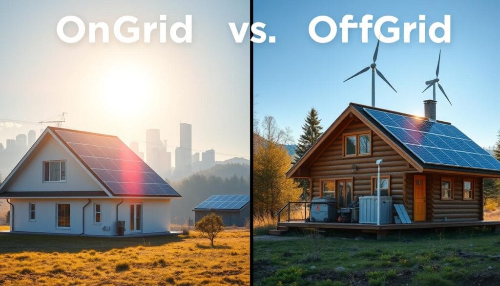 diferença entre sistema ongrid e offgrid