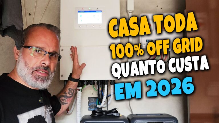 Quanto Custa ficar 100% Off Grid em 2026